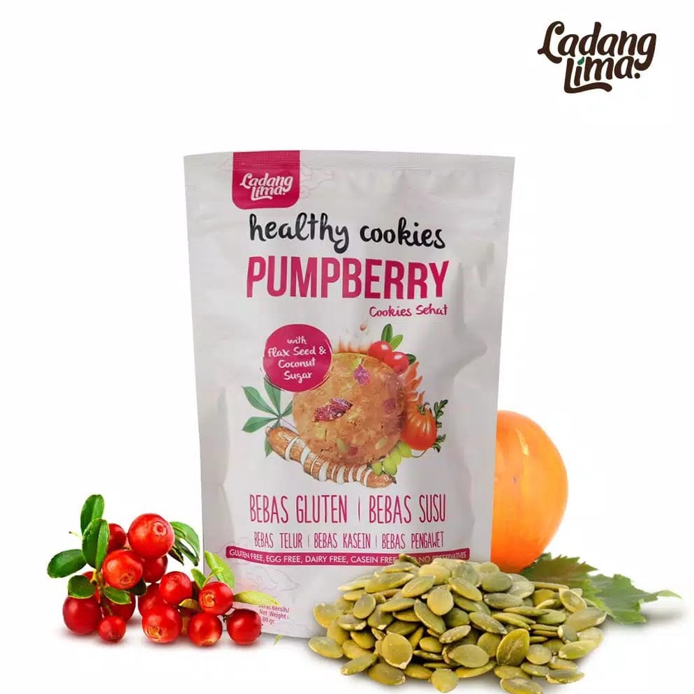 

PENJUALAN CEPATBEST SELLER ladang lima pumpberry cookies 18gr gluten free