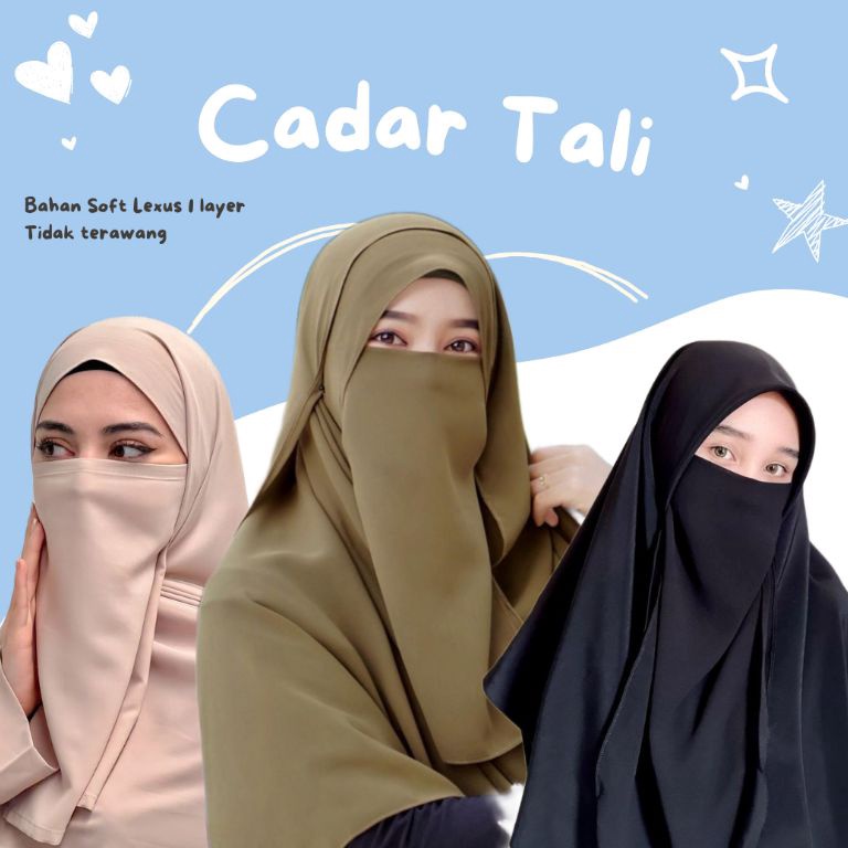 Swip up Cadar Tali bahan Soft lexus Sultan kain abaya