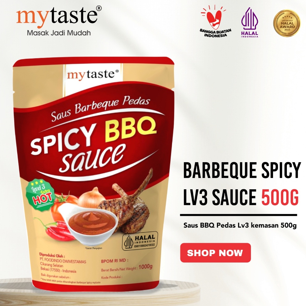 

FREE ONGKIR My Taste Barbeque Spicy Lv 3 5 gr saus pedas ala richeese hot spicy