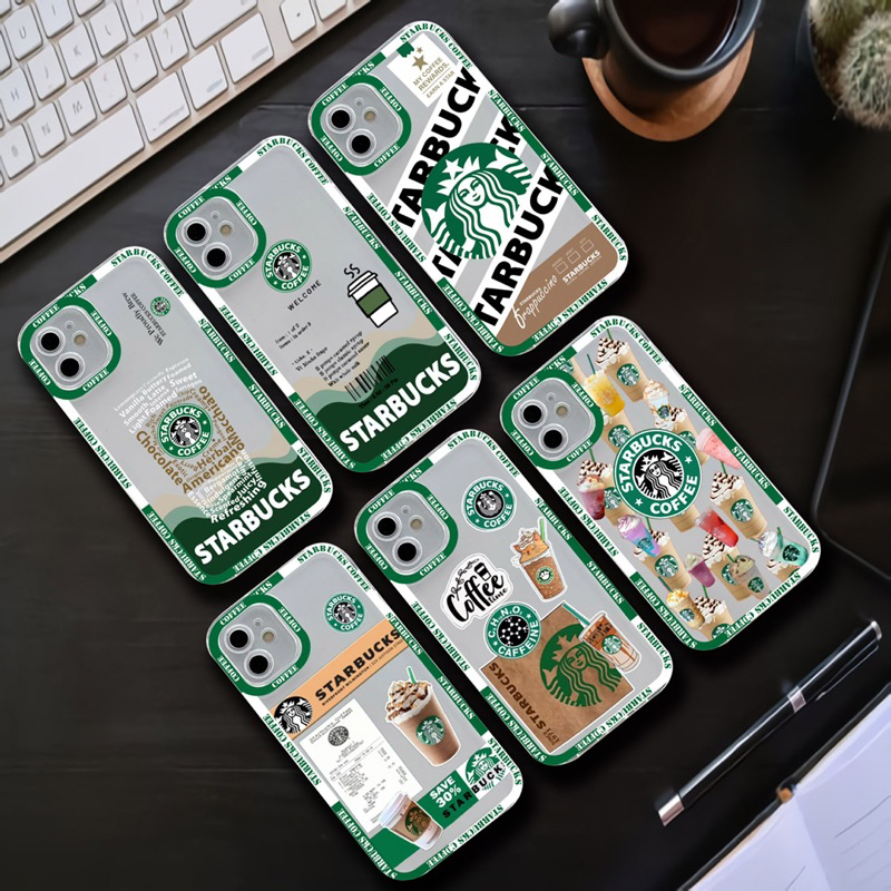 CASING CLEAR CASE STARBUCK COCOK UNTUK TYPE HP IPHONE X IP XR IP XS IP XS MAX IP 11 IP 11 PRO IP 11 