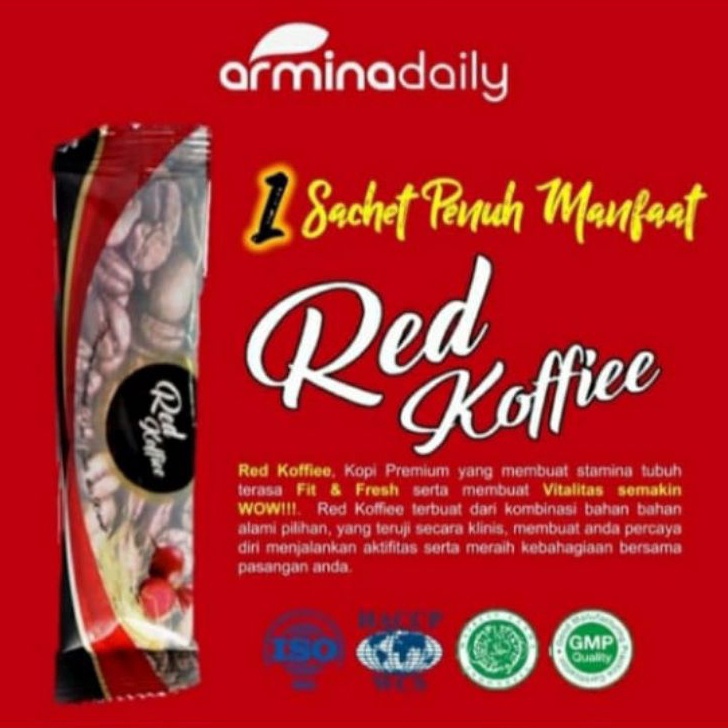 

55 COD Red Koffiee Kopi Merah Herbal Sachet Original