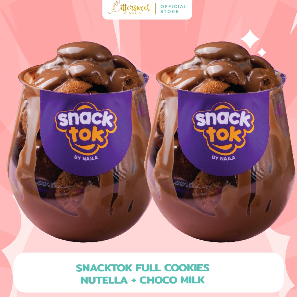 

BEST SELLER Bittersweet by Najla Bundle Snacktok Full Cookies Choco Milk Nutella