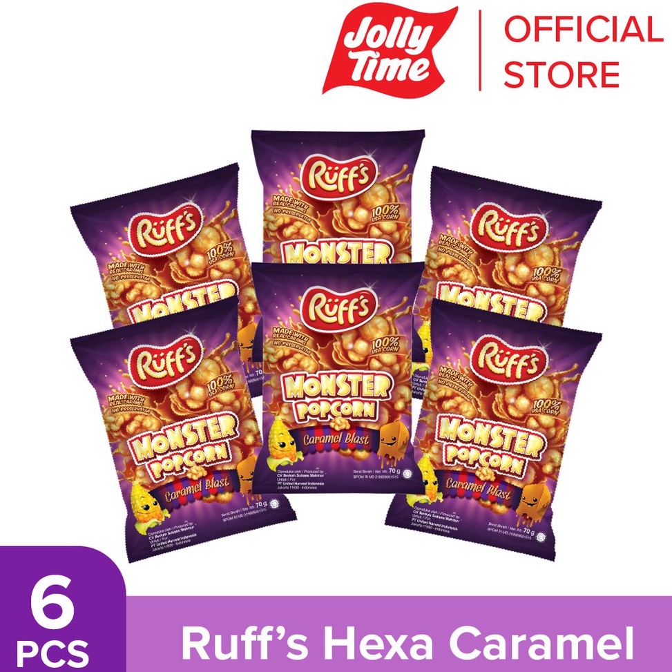 

FLASH SALE Ruffs Hexa Caramel Popcorn