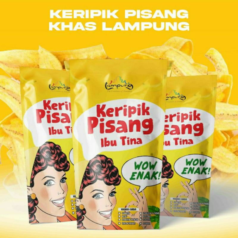 

Keripik Pisang Bu Tina Khas Lampung Oleh Oleh Lampung
