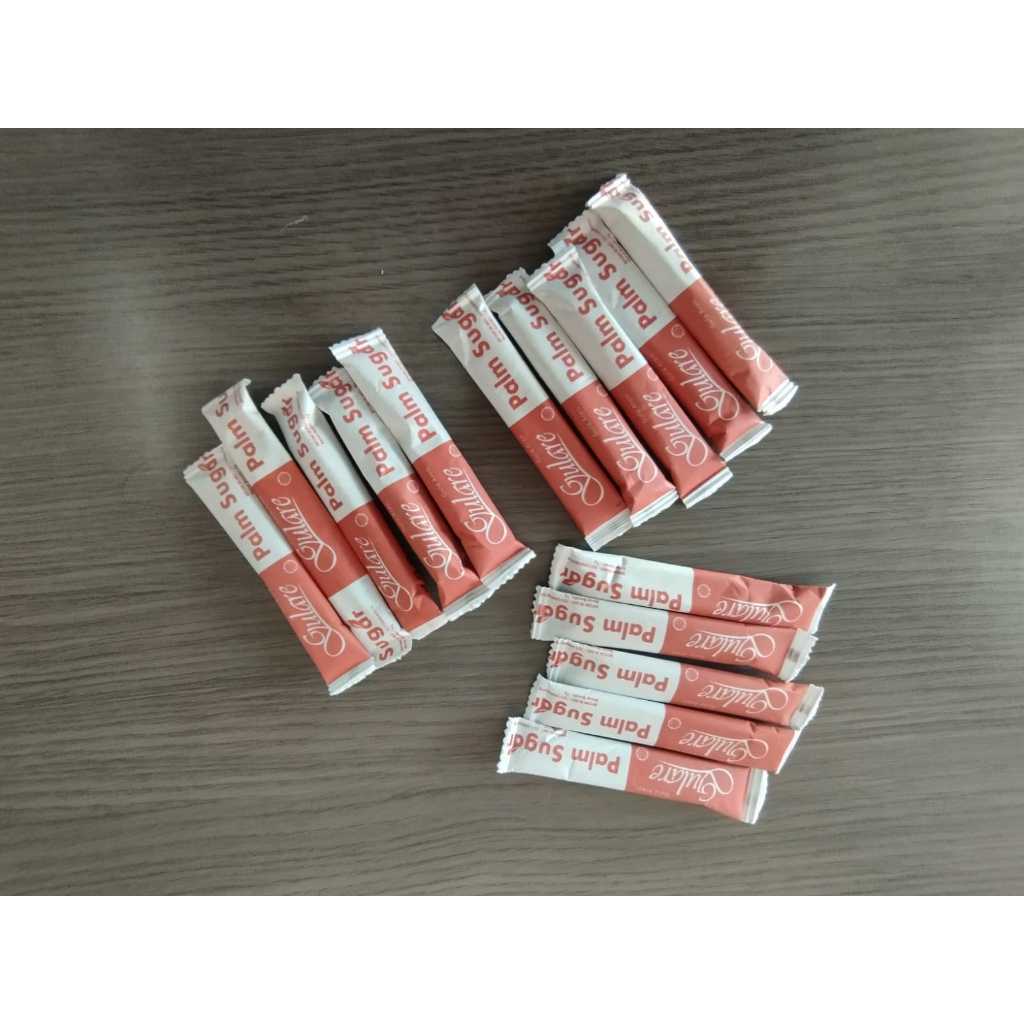 

Gulare Gula aren sachet KEMASAN 15 pcs bubuk gula semut 7gr