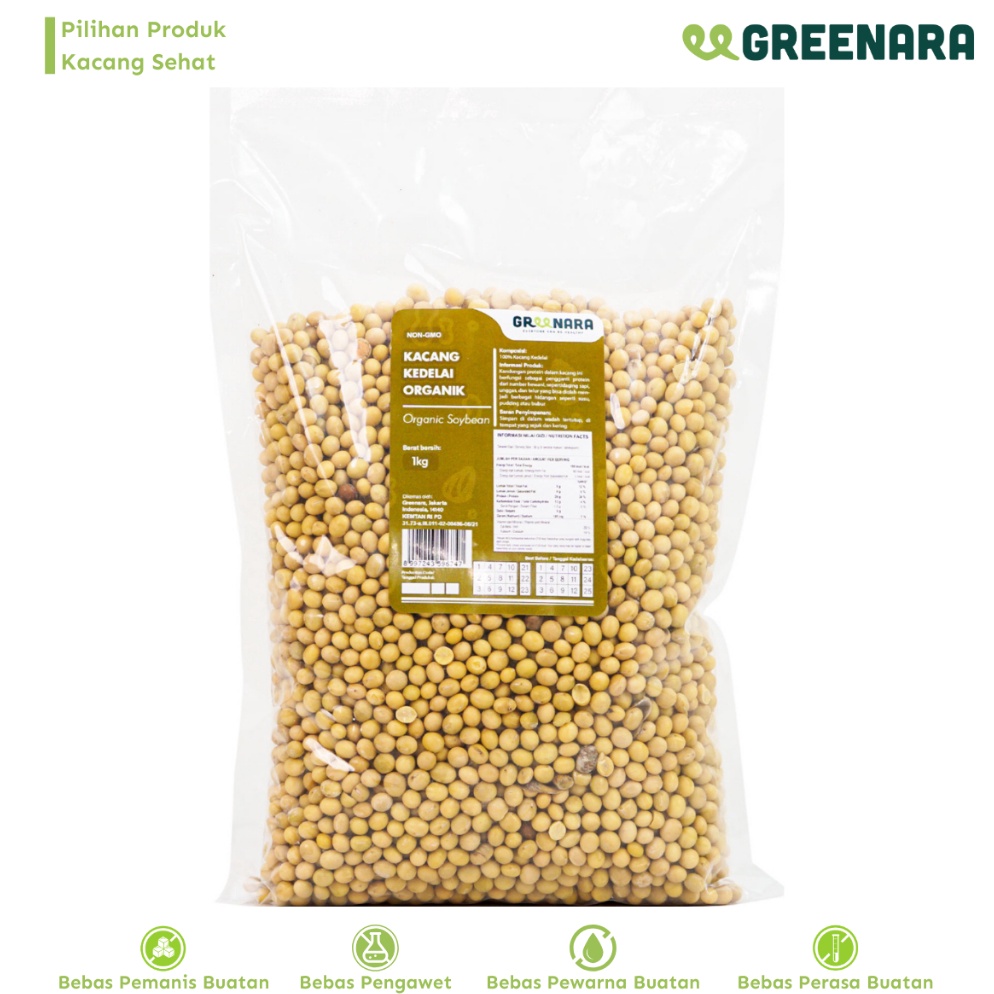 

Swip up Greenara Kacang Kedelai 1Kg Organic Soy Bean