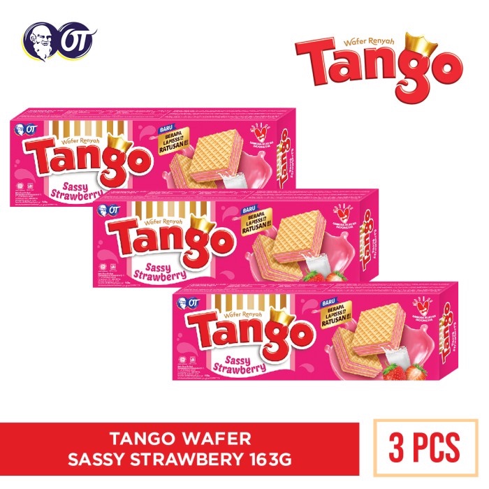 

WAFER TANGO SASSY STRAWBERY 133GR - [ISI 3PCS]