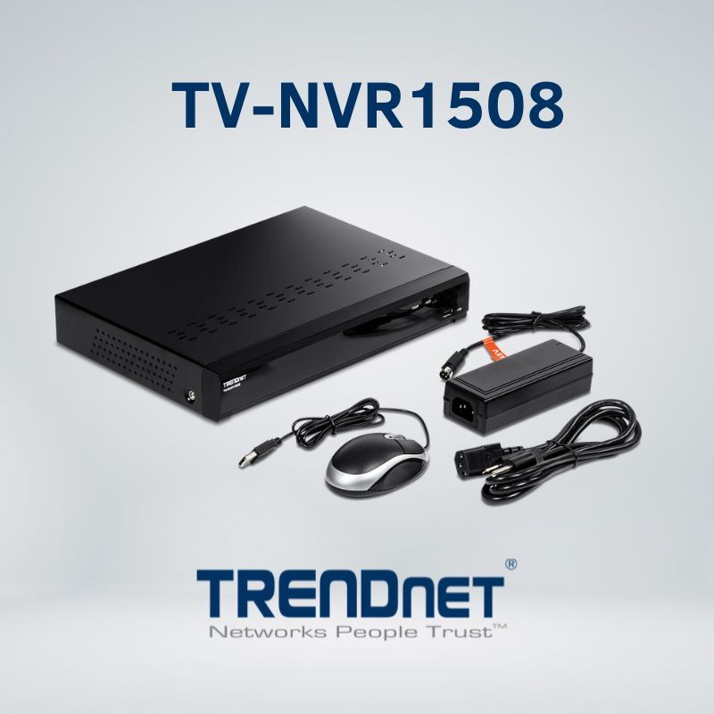 TRENDnet TV-NVR1508 8-Channel H.265 4K (8MP) PoE NVR