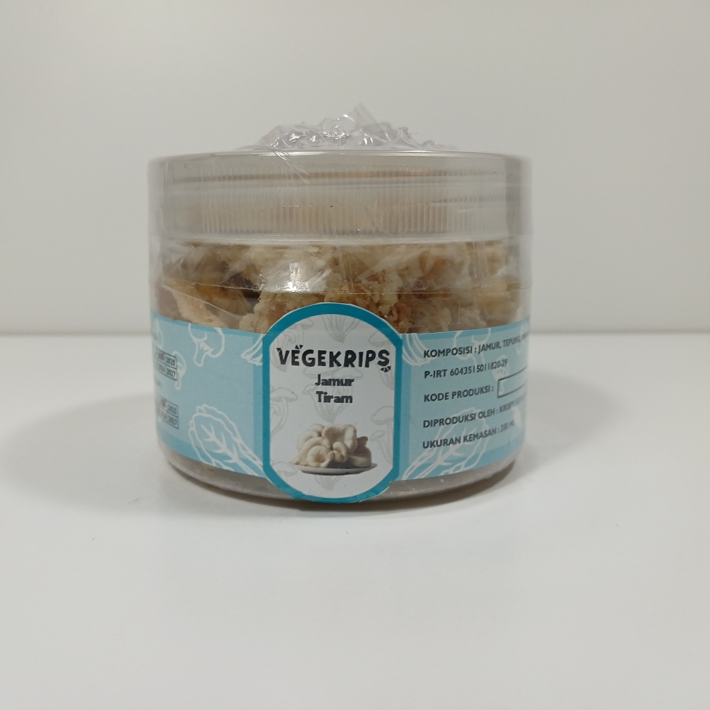 

Keripik Jamur tiram 350 mL Vegekrips