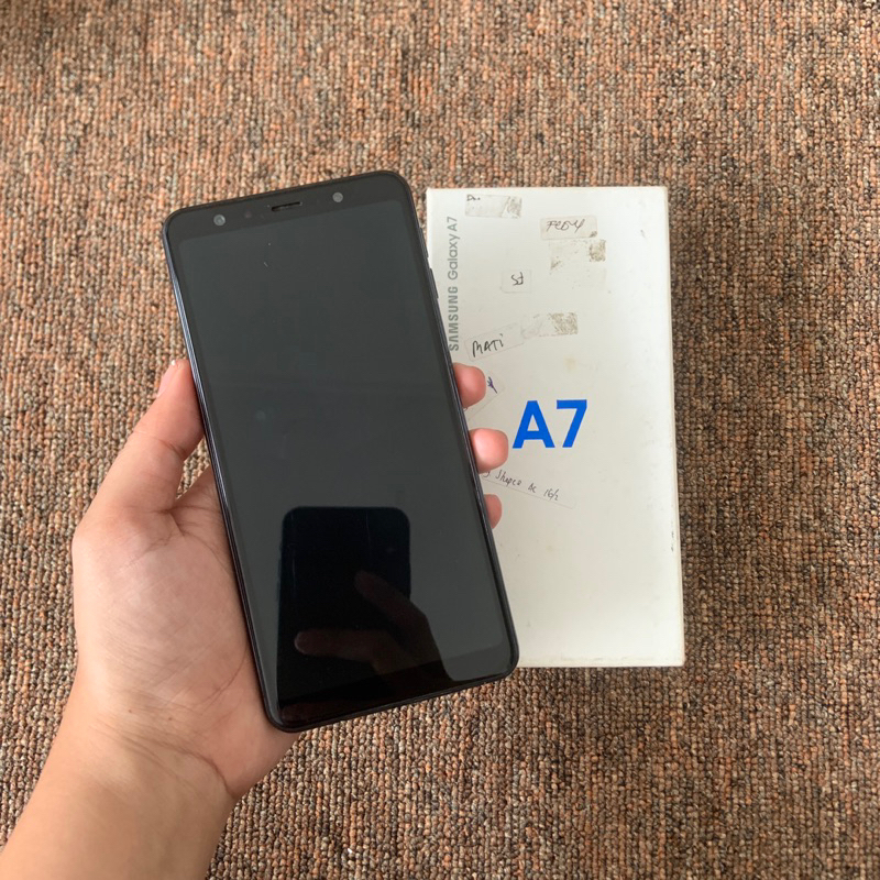 Samsung A7 2018 4GRam 4/64 NFC Seken Resmi