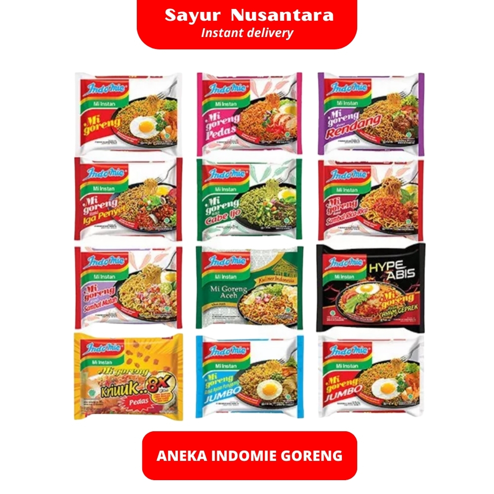 

Indomie Mie Goreng - Sayur Nusantara