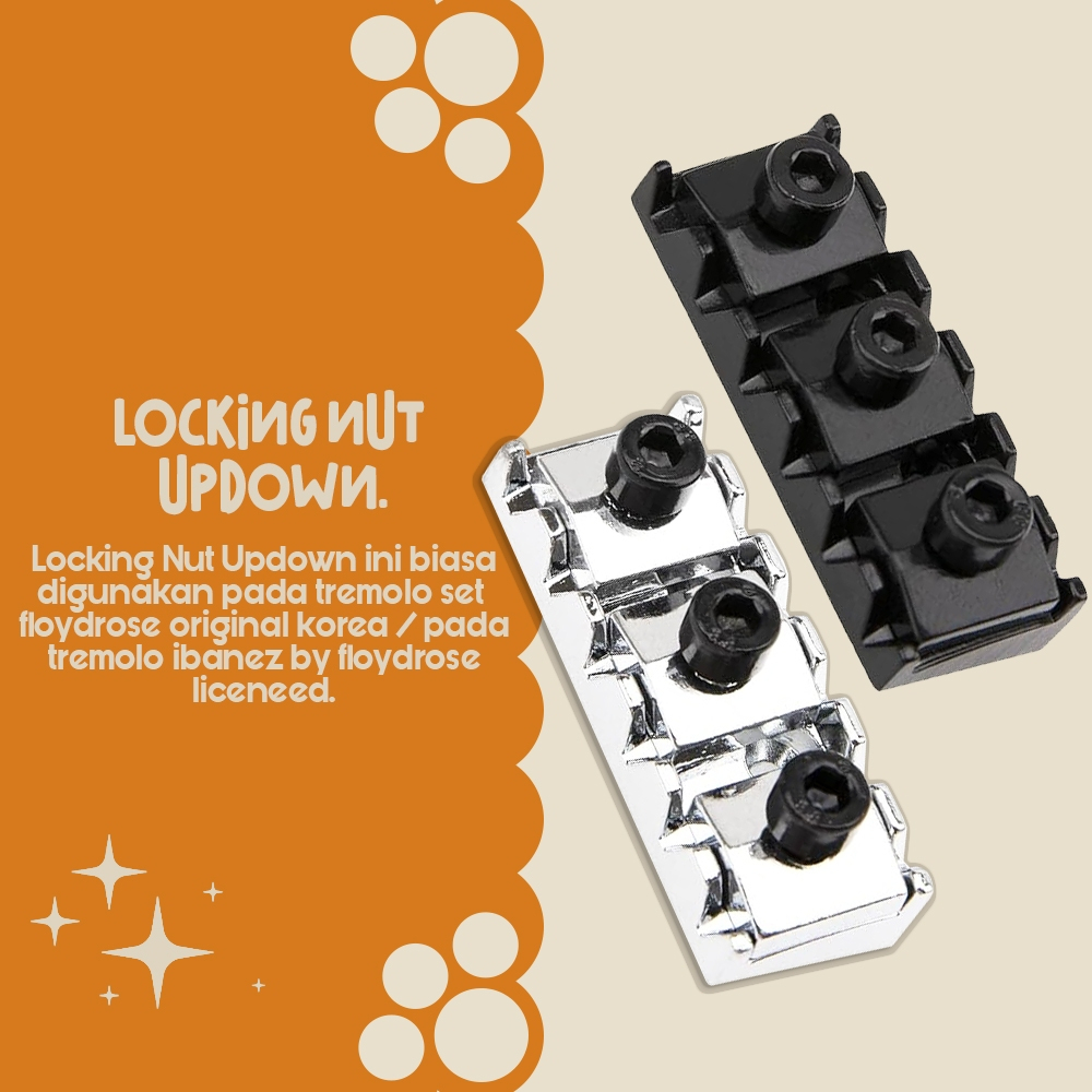 Locking Nut Gitar Up Down