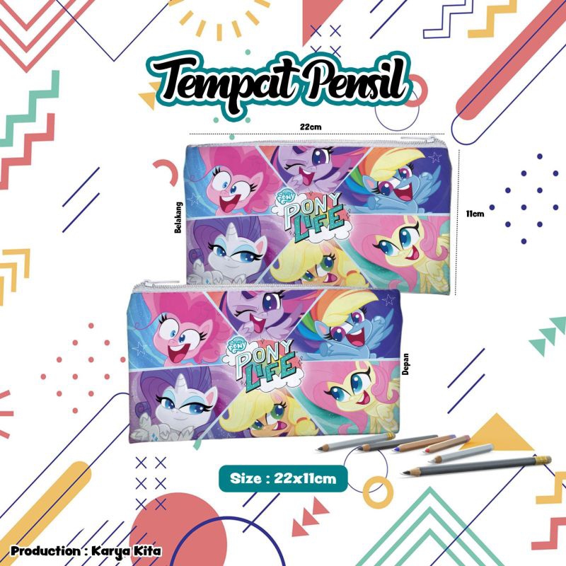 

KUDA PONY - tempat pensil karakter kuda pony kode 05