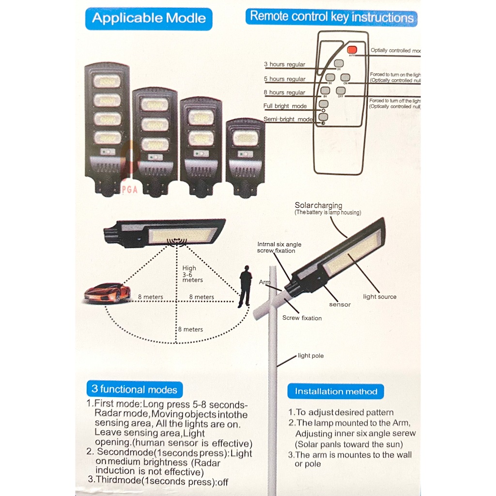 LAMPU JALAN SOLAR / PJU SOLAR