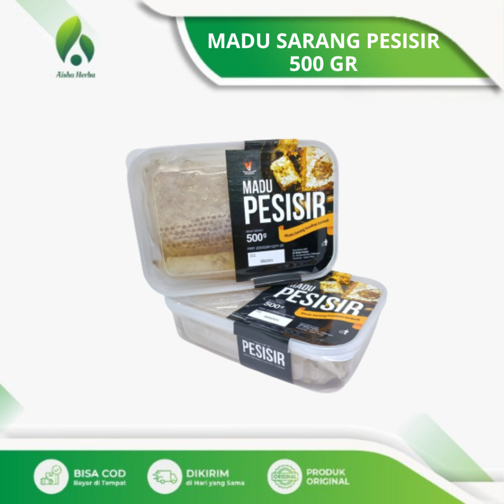 

MADU PESISIR | Madu Sarang Lebah Asli - 500 Gram