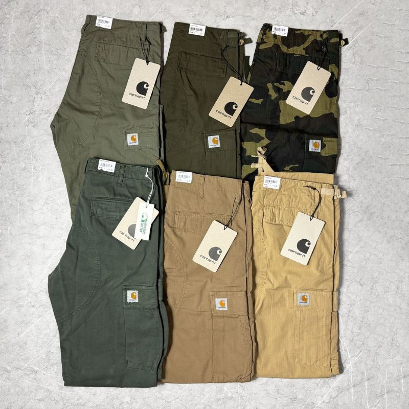 Carhartt WIP Regular Cargo Pant "Columbia" Ripstop, 6.5 oz CARGO PANT CELANA CARGO CELANA CHINOS