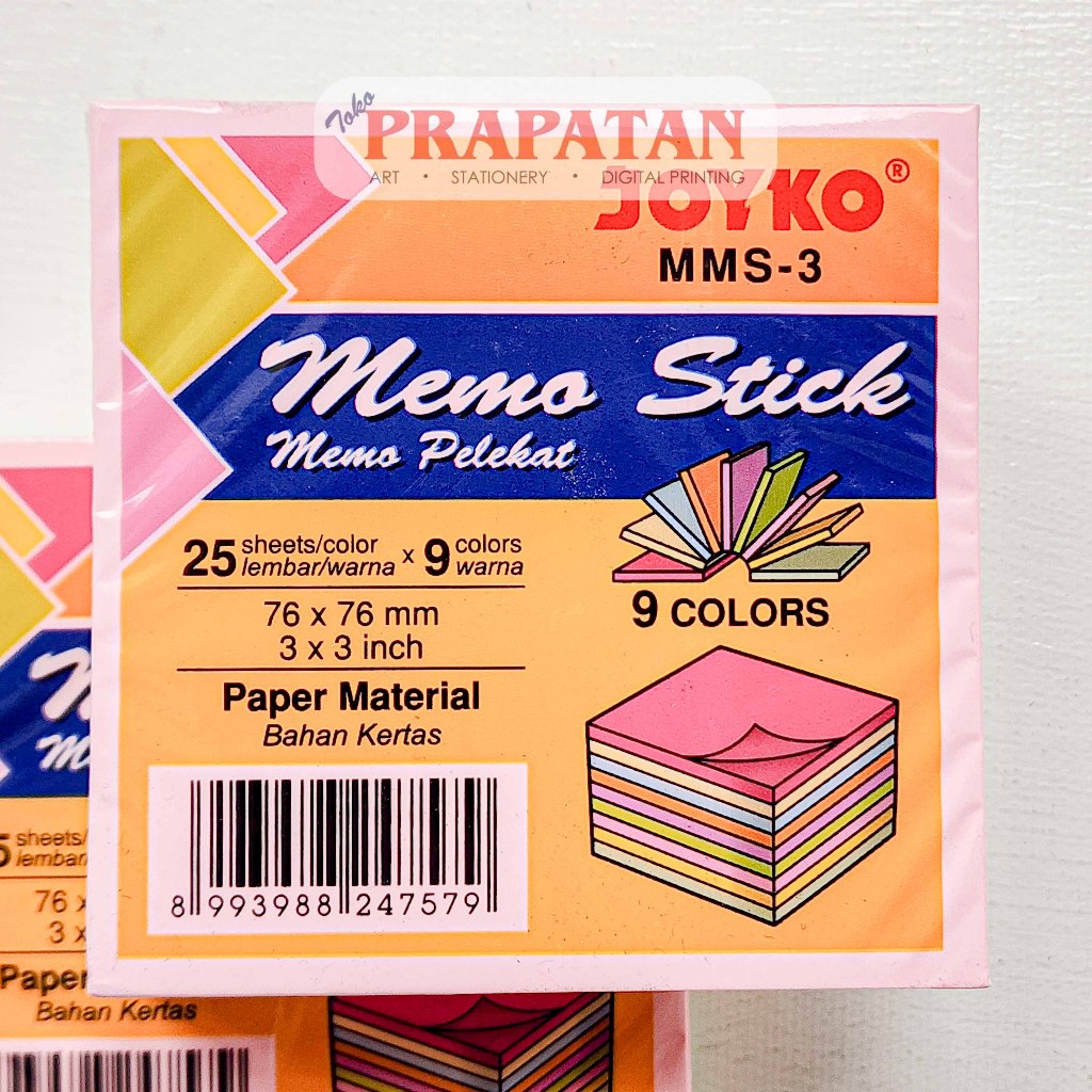 

Joyko Sticky Note MMS-3 | Notes Memo Tempel