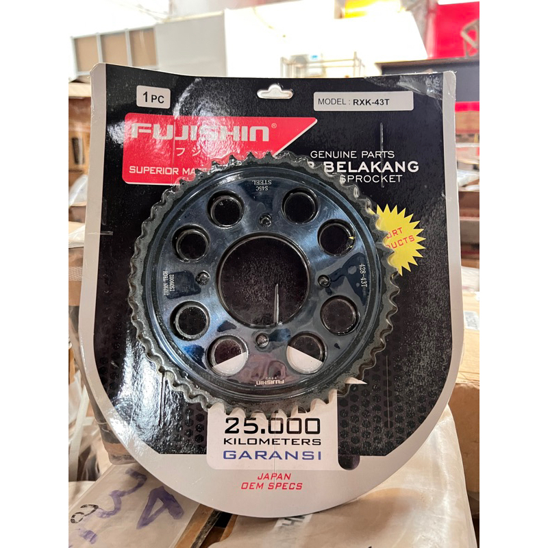 gear belakang fujishin motor rxk 43T