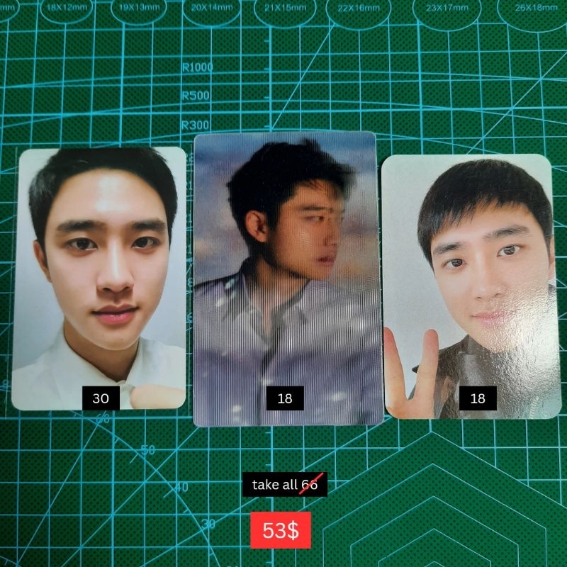 exo official photocard non album pc doh d.o. kyungsoo elyxion dot dvd concert lenticular seasons gre