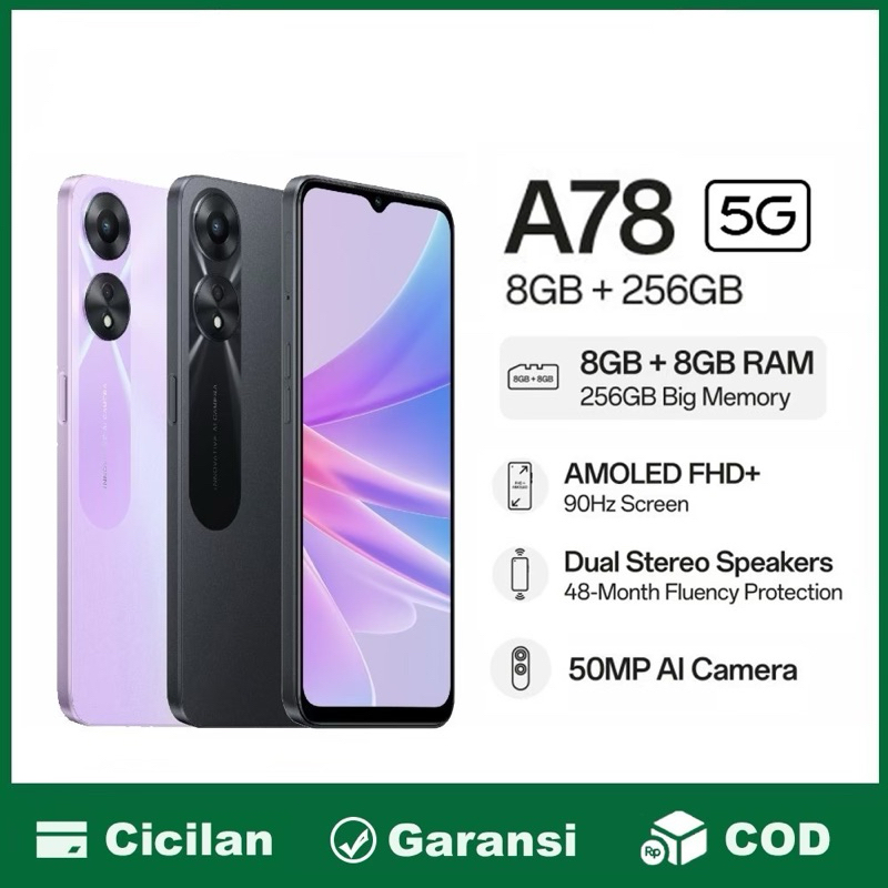 OPPO A78 5G 8GB 256GB