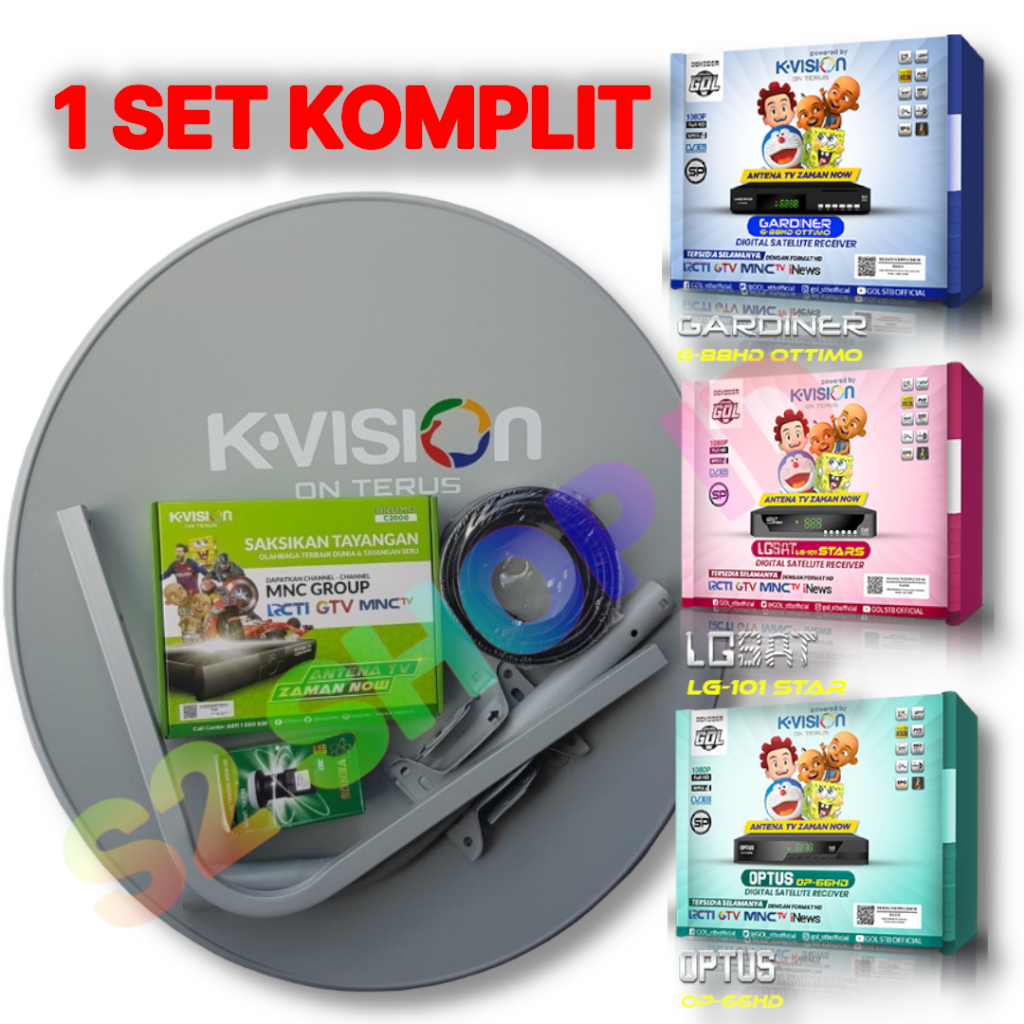 1 set k vision komplit