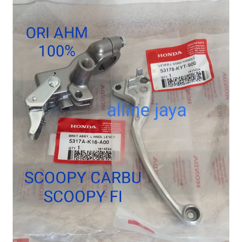 5317A-K16-A00 BRAKET RUMAH HANDEL REM KIRI SCOPY/FI ORI AHM  NON  CBS