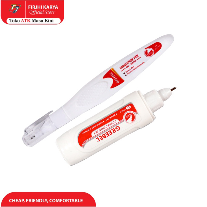 

Correction Fluid Greebel CP2in1/Tip-Ex Greebel 2in1