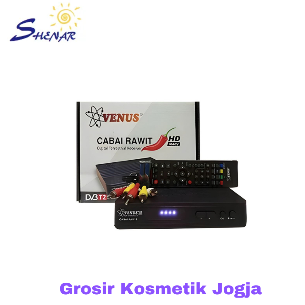 SET TOP BOX TV DIGITAL VENUS CABE RAWIT TV RECEIVER DVBT2 USB PORT STB
