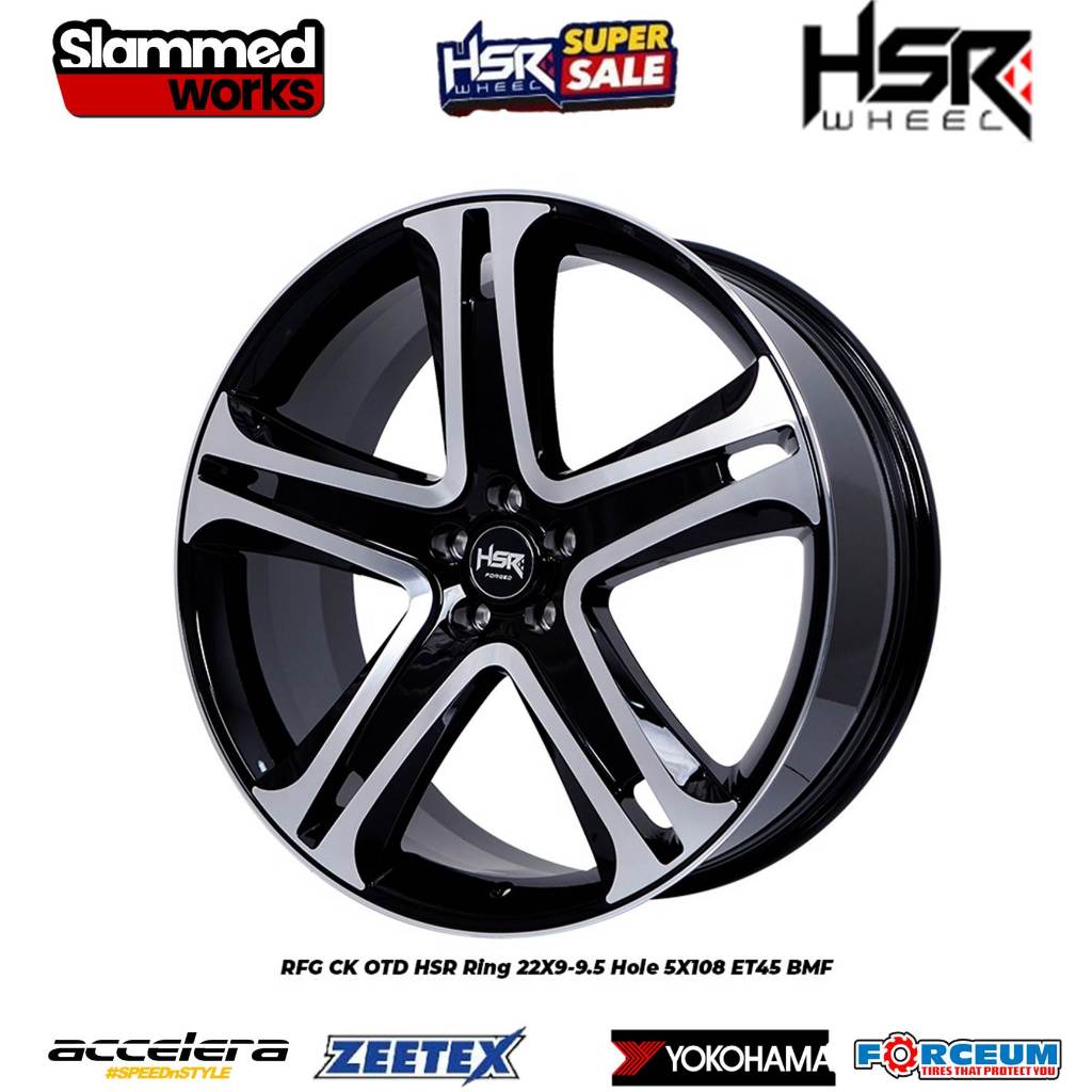VELG MOBIL  Rangerover ( Evoque ) Volvo ( S40, S60, S80 ) TYPE RFG CK OTD HSR R22X9/95 H5X108 ET45 B