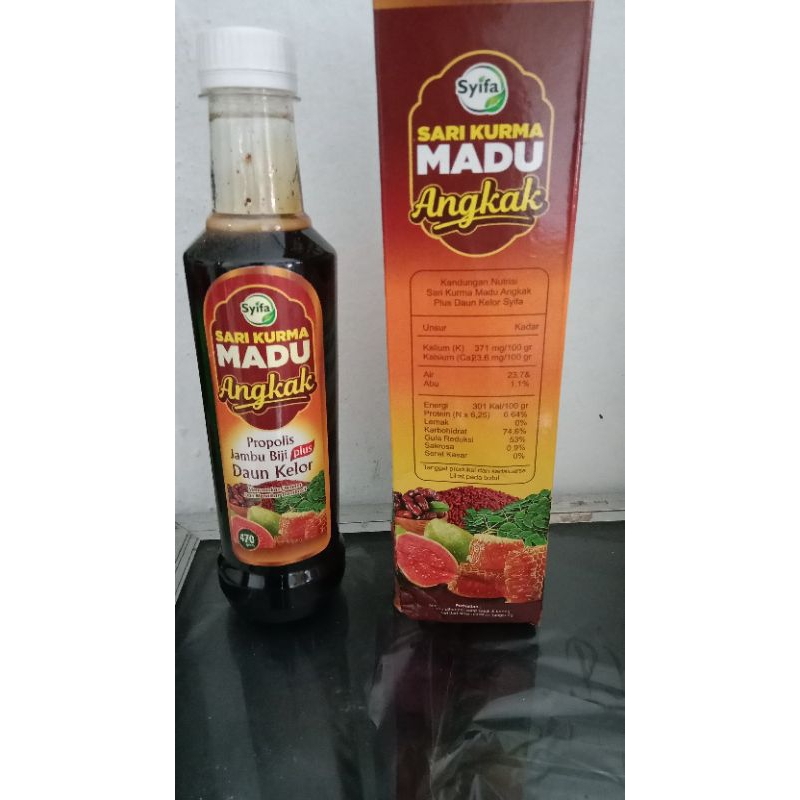 

Sari Kurma Madu Angkak PLUS PROPOLIS JAMBU BIJI & daun kelor