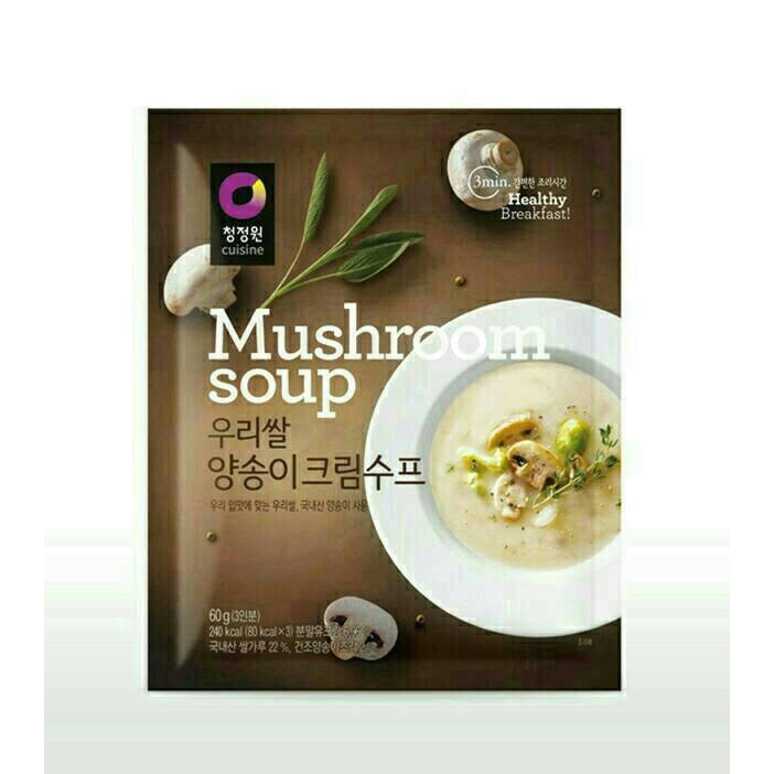 

Daesang Korean Cream Mushroom Soup Sup Instant Rasa Jamur Korea