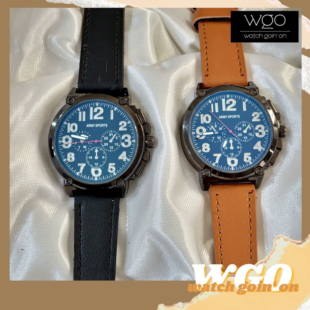 Watch Goin' On x Jam Tangan Pria Army Sports 6919 NEW