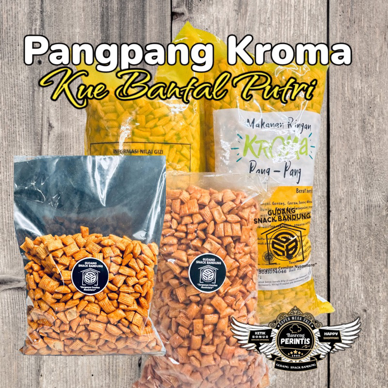 

500 Gram - Pangpang Kue Bantal Putri Pedas Manis