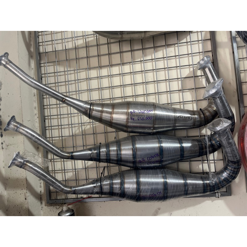 perut knalpot galvanis hms cobra ninja r ninja rr
