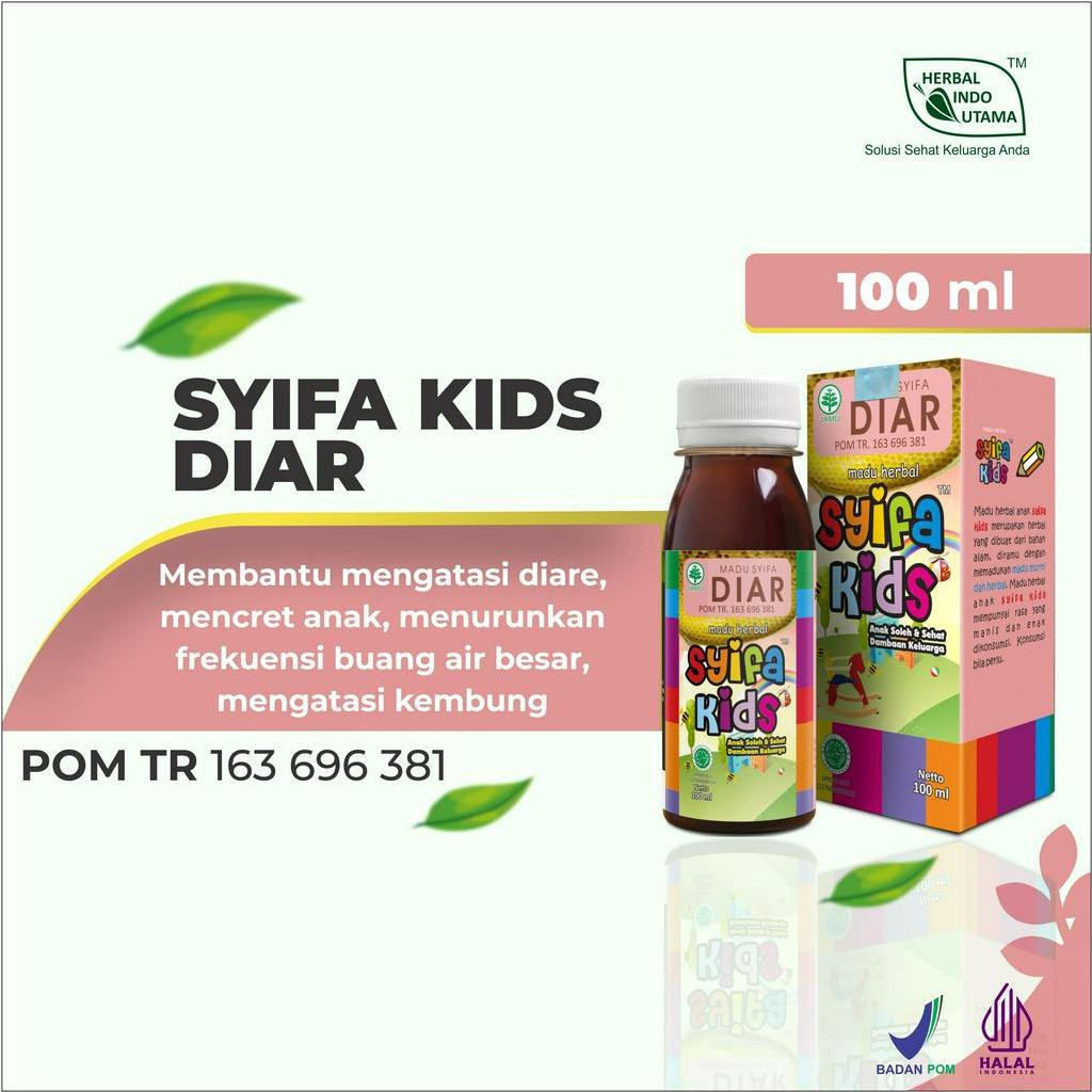 

SYIFA KIDS DIAR Madu Obat Diare Anak Sakit Perut Kembung Anak 100 ml