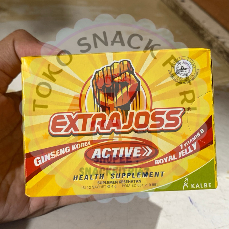 

EXTRA JOSS ACTIVE 1 BOX ISI 12 SACHET