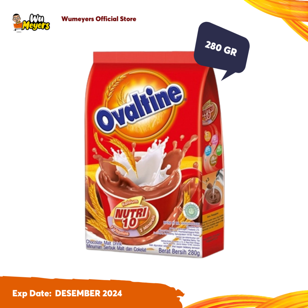 

Ovaltine Classic Susu Bubuk Coklat 280 gr