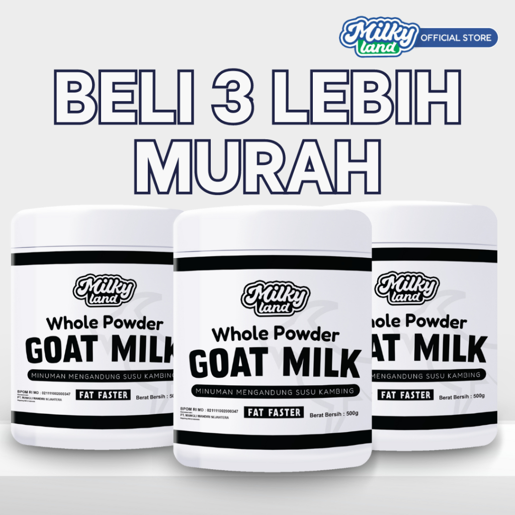 

Bundling Susu Kambing Etawa Fat Faster 3pcs Milkyland