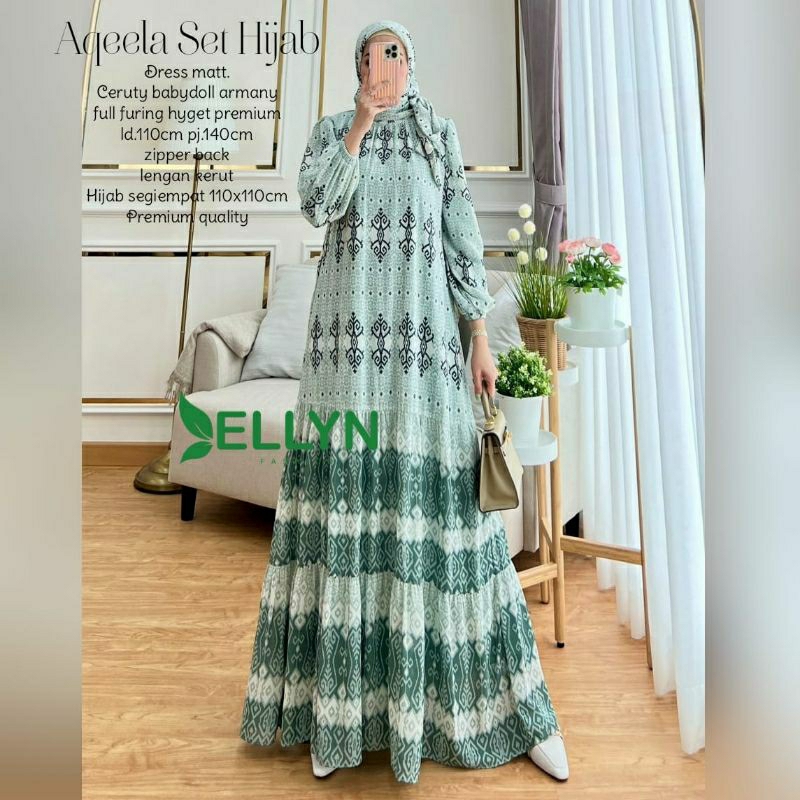 FREE GIFT FLOWLY • TAMARA • AQEELA #7 • ZALEA SET  (+JILBAB) BY BRAND ELLYN • UWAIS X ZAZA ELLORA - 