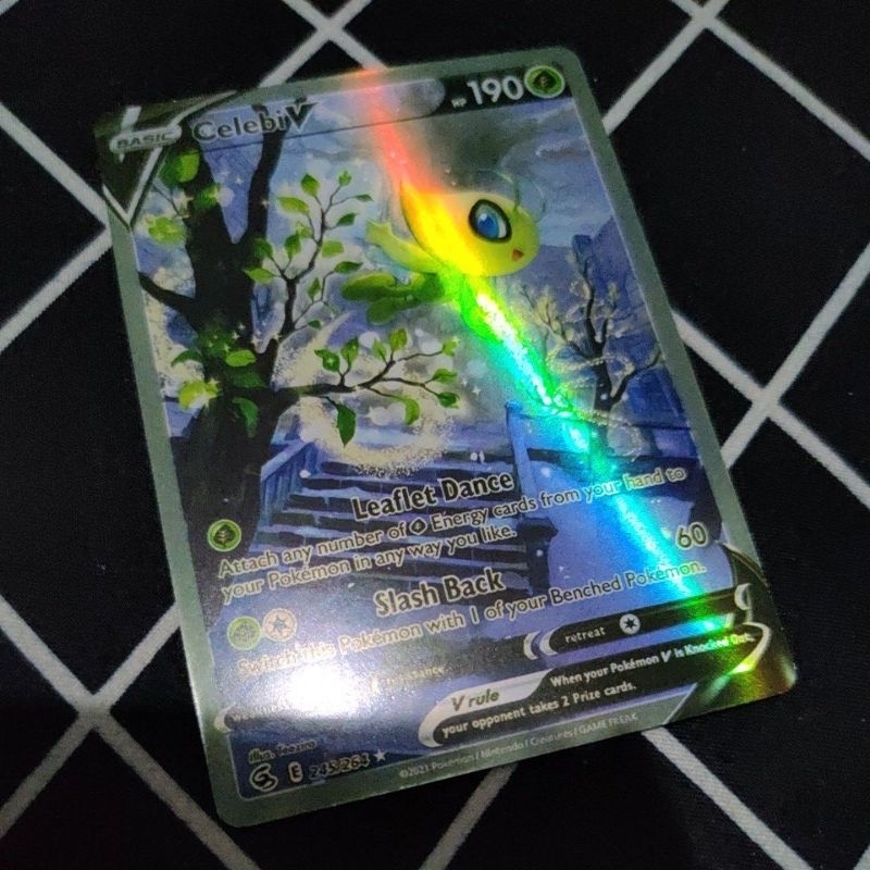 Kartu Pokemon Celebi V eng