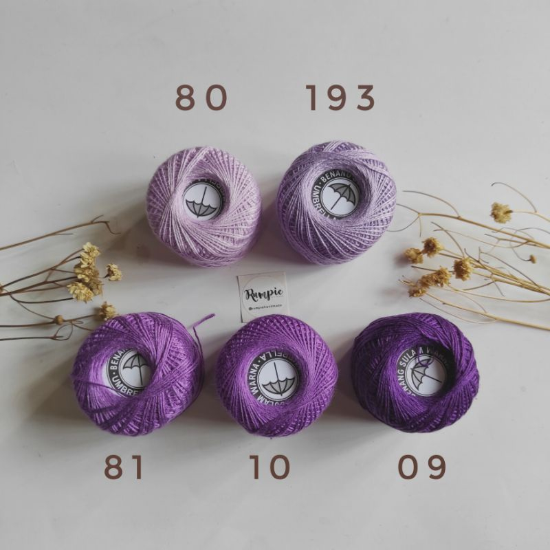 Benang Sulam Payung - Ungu