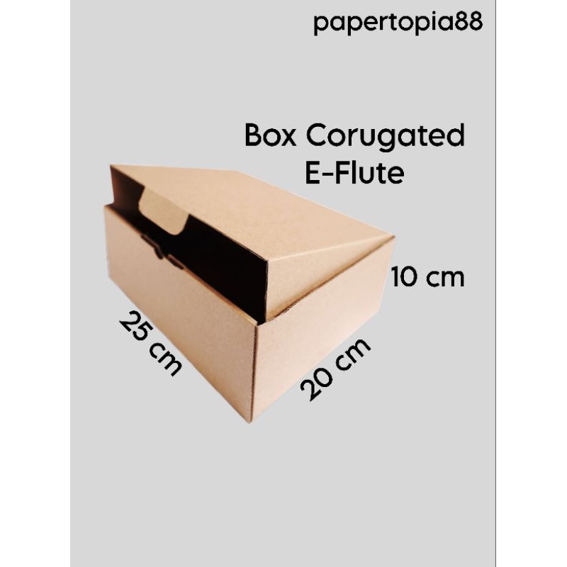 

KARDUS P25 x L20 x T10 Cm BOX KARTON DIECUT CORRUGATED E-FLUTE
