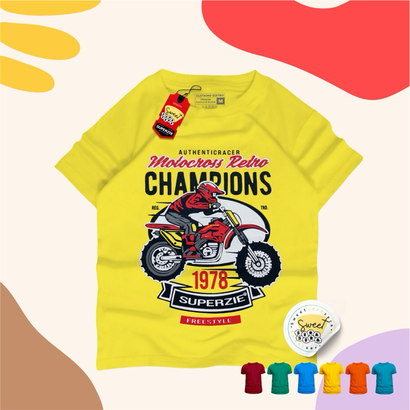 SWEETSERASERA | KAOS ANAK | KAOS ANAK LAKI-LAKI | KAOS MOTOR | KAOS MOTOR ANAK | KAOS ANAK MOTOR | B