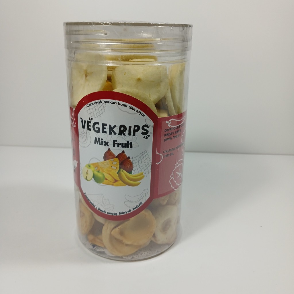 

Keripik Buah mix 1300 mL Vegekrips
