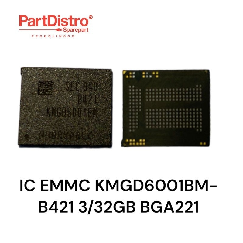 IC EMMC KMGD6001BM-B421 3/32GB BGA221 2ND