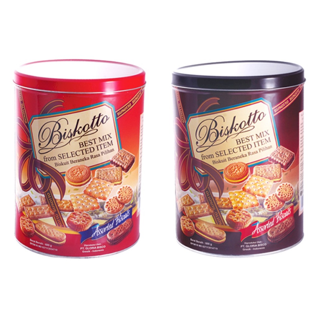 

TBMODARMO BISKOTTO ASSORTED BISCUIT TIN 600GR