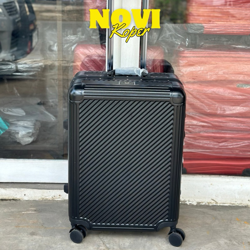 KOPER 24 INCH ROAMING R017 KABIN SIZE BAHAN PVC KUAT KUNCI MAGNETIC LOCK ANTI BARET TAHAN BANTING, F