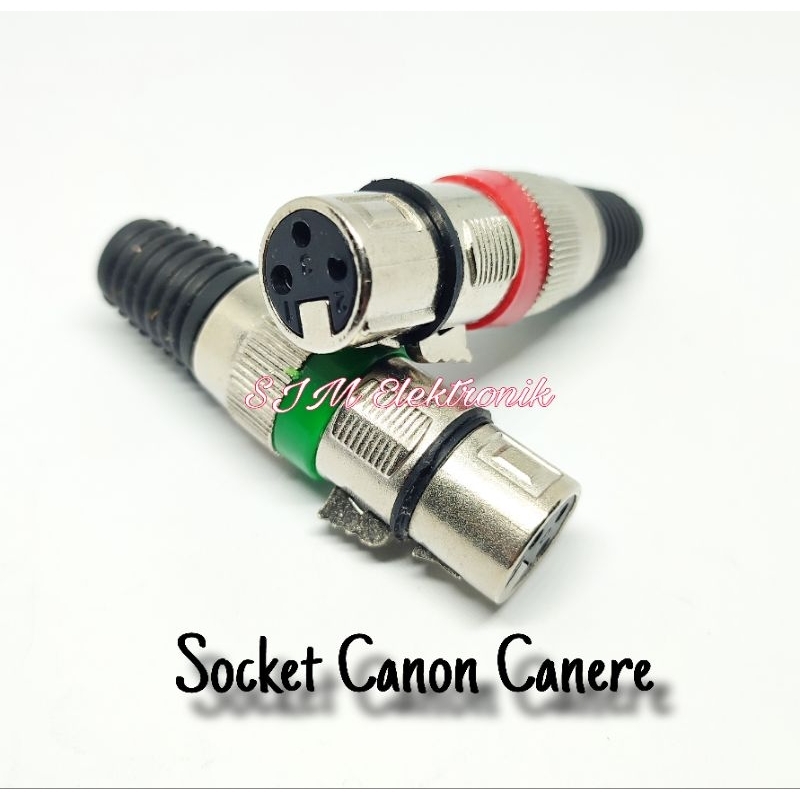Socket Canon Canere Soket Audio Socket Microphone