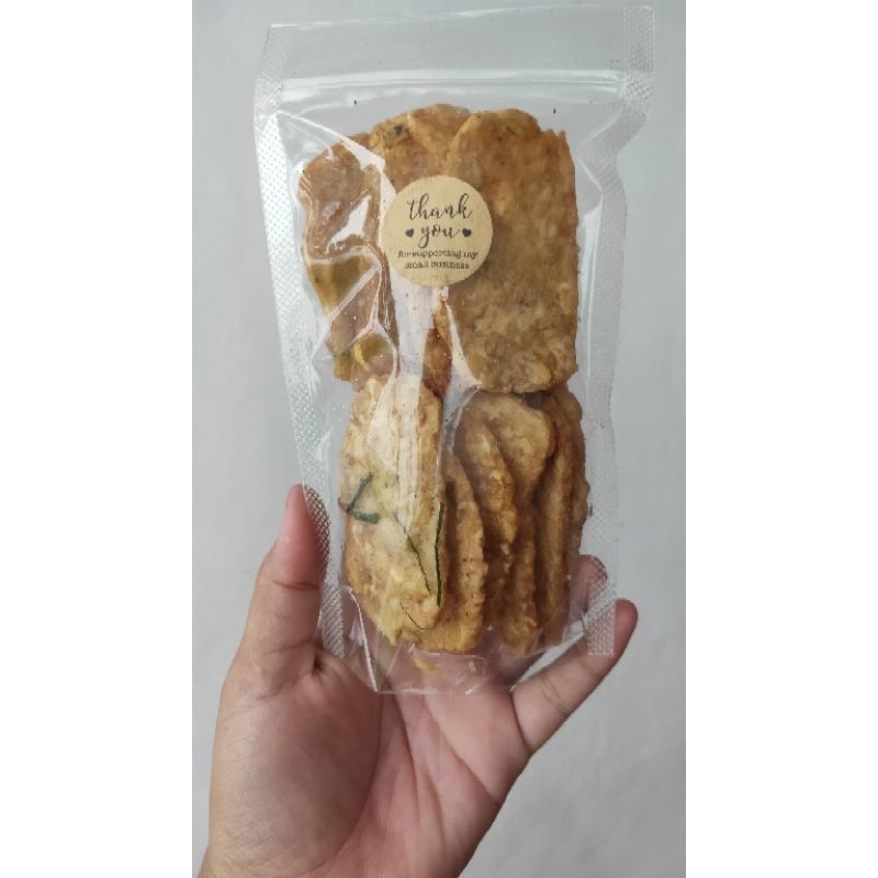 

tempe keripik daun jeruk homemade