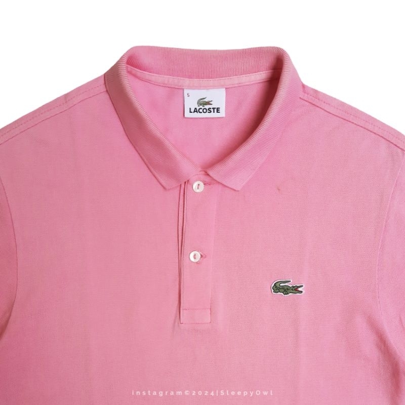 Polo Shirt Lacoste Soft Pink Authentic